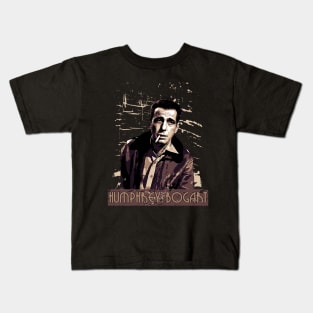 Humphrey Bogart Kids T-Shirt